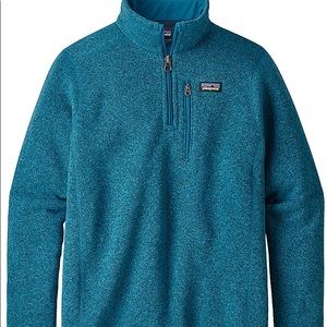 Boys Size 12 Patagonia 1/4 ZIP Better Sweater